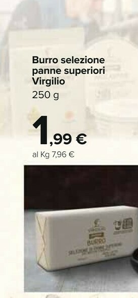Carrefour Virgilio Burro Selezione Panne Superiori offerta