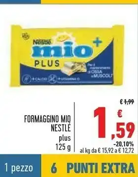 Conad Mio Formaggini offerta