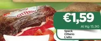 Crai Citterio Speck offerta