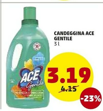 PENNY Ace Candeggina Gentile offerta