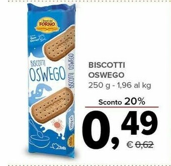 Todis I Tesori del Forno - Biscotti Oswego 250 g(ml) offerta