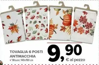 Todis Tovaglia 6 Posti Antimachia offerta