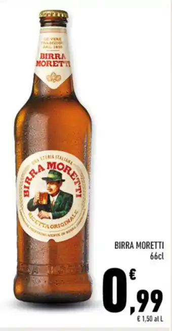 Conad BIRRA MORETTI 66cl offerta