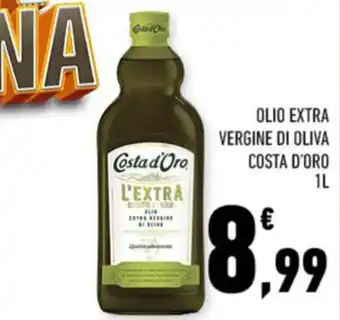 Conad OLIO EXTRA VERGINE DI OLIVA COSTA D'ORO 1L offerta