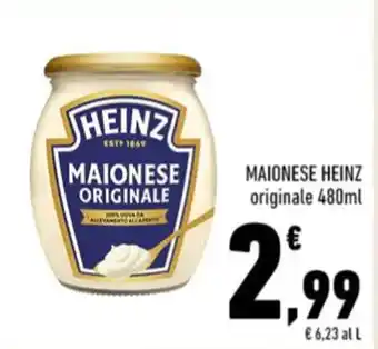 Conad MAIONESE HEINZ originale 480ml offerta