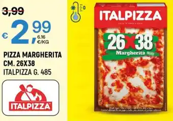 A&O PIZZA MARGHERITA CM. 26X38 ITALPIZZA G. 485 offerta