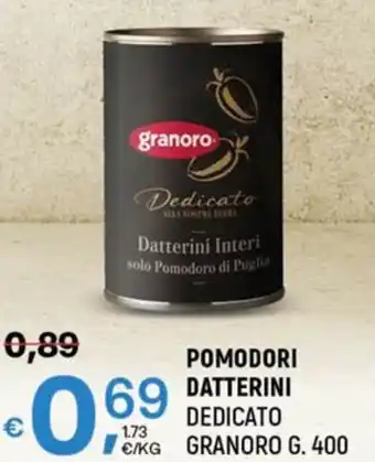 A&O POMODORI DATTERINI DEDICATO GRANORO G. 400 offerta