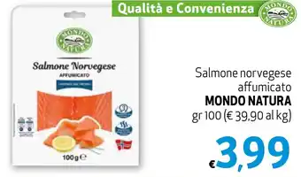 Salmone norvegese affumicato MONDO NATURA gr 100