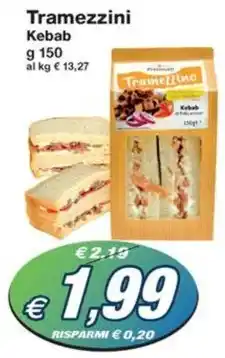 Prix Quality Tramezzini Kebab offerta