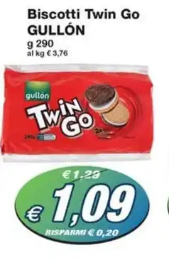 Prix Quality Biscotti Twin Go GULLÓN offerta