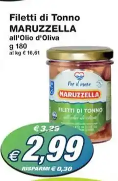 Prix Quality Filetti di Tonno MARUZZELLA all'Olio d'Oliva offerta