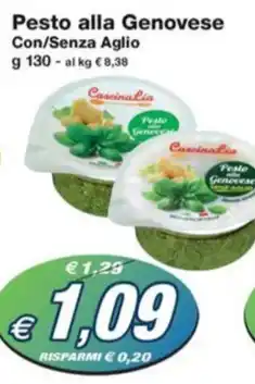 Prix Quality Pesto alla Genovese Con/Senza Aglio offerta