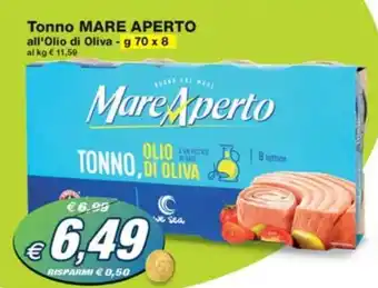 Prix Quality Tonno MARE APERTO all'Olio di Oliva - g 70 x 8 offerta