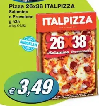 Prix Quality Pizza 26x38 ITALPIZZA Salamino e Provolone offerta