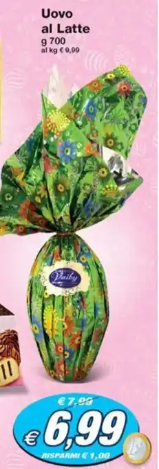 Prix Quality Uovo al Latte offerta