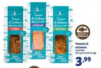 In'S Mercato Trancio di salmone assortito 125 g offerta