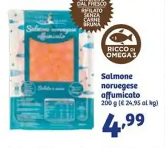 In'S Mercato Salmone norvegese affumicato 200 g offerta