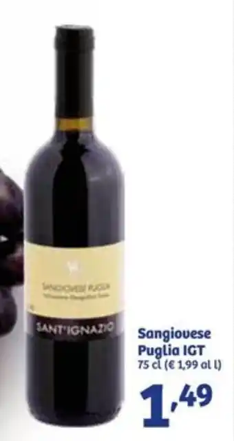 In'S Mercato Sangiovese Puglia IGT 75 cl offerta