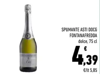 Conad Margherita SPUMANTE ASTI DOCG FONTANAFREDDA dolce, 75 cl offerta
