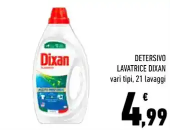 Conad Margherita DETERSIVO LAVATRICE DIXAN vari tipi, 21 lavaggi offerta