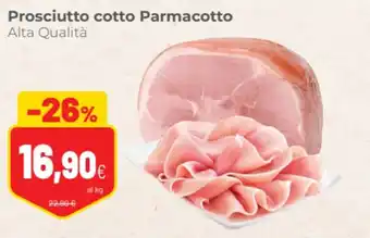 Coop famiglia cooperativa Prosciutto cotto Parmacotto Alta Qualità offerta