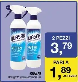 Caddy's QUASAR Detergente spray assortito 580 ml offerta