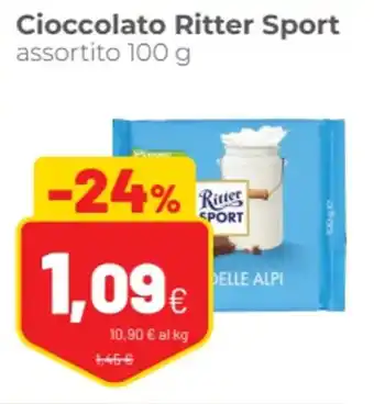 Coop famiglia cooperativa Cioccolato Ritter Sport assortito 100 g offerta