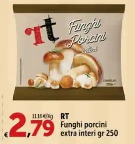Carrefour Market RT Funghi porcini extra interi gr 250 offerta