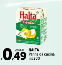 Carrefour Market Halta Panna da cucina ml 200 offerta