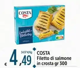 Carrefour Market COSTA Filetto di salmone in crosta gr 300 offerta