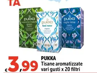Carrefour Market PUKKA Tisane aromatizzate vari gusti x 20 filtri offerta
