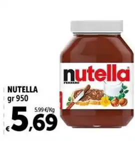 Carrefour Market NUTELLA gr 950 offerta