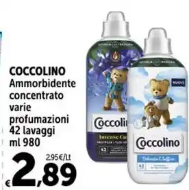 Carrefour Market COCCOLINO Ammorbidente concentrato offerta