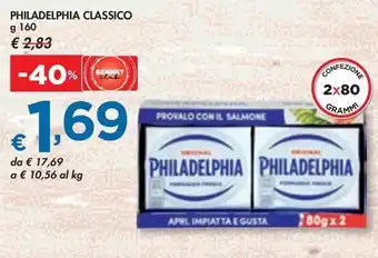 Bennet PHILADELPHIA CLASSICO g 160 offerta