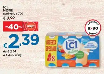 Bennet LC1 NESTLÉ gusti vari, g 720 offerta
