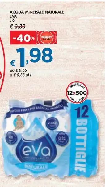 Bennet ACQUA MINERALE NATURALE EVA L6 offerta