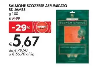 Bennet SALMONE SCOZZESE AFFUMICATO ST. JAMES offerta