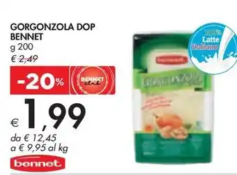 Bennet GORGONZOLA DOP BENNET g 200 offerta
