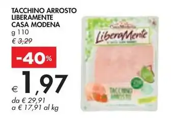 Bennet TACCHINO ARROSTO LIBERAMENTE CASA MODENA g 110 offerta
