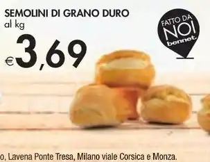 SEMOLINI DI GRANO DURO