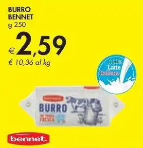 Bennet BURRO BENNET g 250 offerta