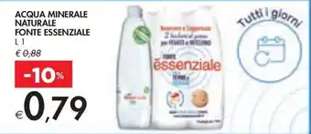 Bennet ACQUA MINERALE NATURALE FONTE ESSENZIALE offerta