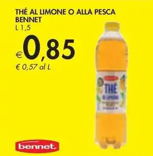 Bennet THÉ AL LIMONE O ALLA PESCA BENNET offerta