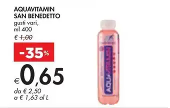 Bennet AQUAVITAMIN SAN BENEDETTO gusti vari, ml 400 offerta