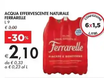 Bennet ACQUA EFFERVESCENTE NATURALE FERRARELLE offerta