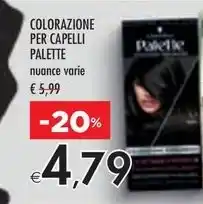 Bennet COLORAZIONE PER CAPELLI PALETTE nuance varie offerta