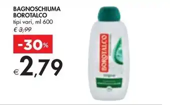 Bennet BAGNOSCHIUMA BOROTALCO tipi vari, ml 600 offerta