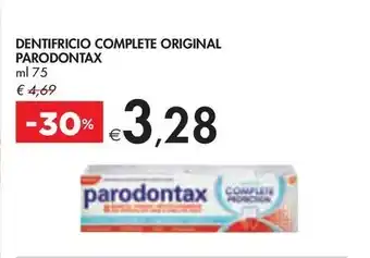 Bennet DENTIFRICIO COMPLETE ORIGINAL PARODONTAX ml 75 offerta