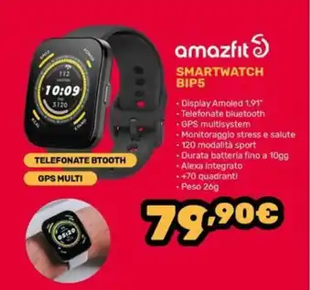 Fiducia & Convenienza amazfit SMARTWATCH BIP5 offerta
