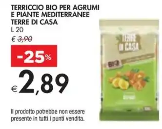 Bennet TERRICCIO BIO PER AGRUMI E PIANTE MEDITERRANEE TERRE DI CASA offerta